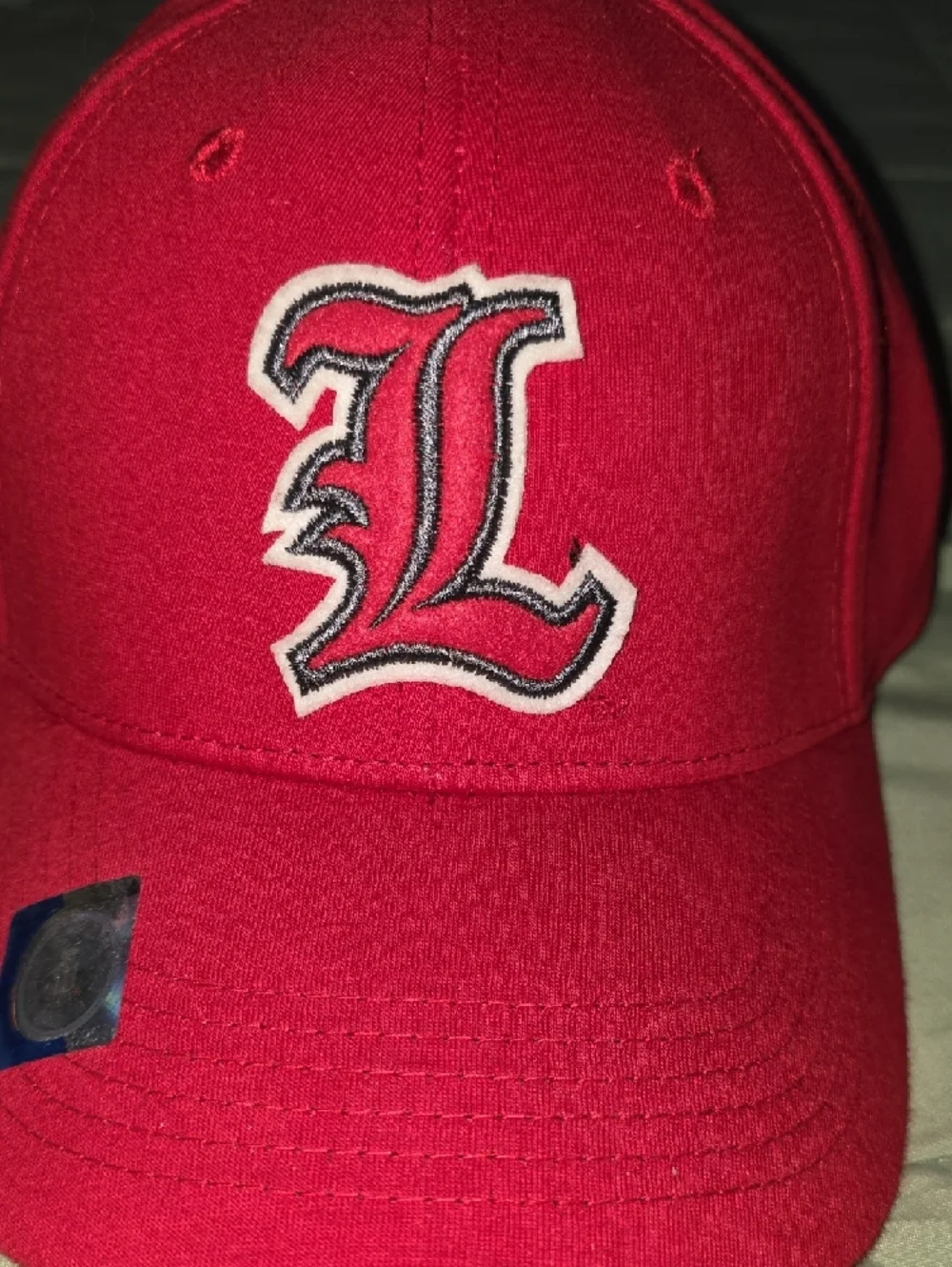 Louisville Cardinals Red Baseball Cap with Embroidered 'L' Logo